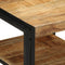 vidaXL - Salontafel - 50x50x38 - cm - massief - ruw - hout - mango