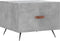vidaXL - Salontafel - 50x50x40 - cm - bewerkt - hout - betongrijs