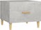 vidaXL - Salontafel - 50x50x40 - cm - bewerkt - hout - betongrijs