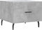 vidaXL - Salontafel - 50x50x40 - cm - bewerkt - hout - betongrijs