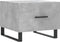 vidaXL - Salontafel - 50x50x40 - cm - bewerkt - hout - betongrijs