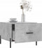 vidaXL - Salontafel - 50x50x40 - cm - bewerkt - hout - betongrijs