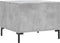 vidaXL - Salontafel - 50x50x40 - cm - bewerkt - hout - betongrijs