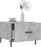 vidaXL - Salontafel - 50x50x40 - cm - bewerkt - hout - betongrijs