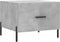 vidaXL - Salontafel - 50x50x40 - cm - bewerkt - hout - betongrijs