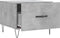 vidaXL - Salontafel - 50x50x40 - cm - bewerkt - hout - betongrijs