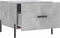 vidaXL - Salontafel - 50x50x40 - cm - bewerkt - hout - betongrijs