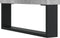 vidaXL - Salontafel - 50x50x40 - cm - bewerkt - hout - betongrijs