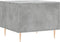 vidaXL - Salontafel - 50x50x40 - cm - bewerkt - hout - betongrijs