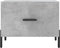 vidaXL - Salontafel - 50x50x40 - cm - bewerkt - hout - betongrijs