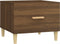 vidaXL - Salontafel - 50x50x40 - cm - bewerkt - hout - bruin - eikenkleur