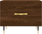 vidaXL - Salontafel - 50x50x40 - cm - bewerkt - hout - bruin - eikenkleur
