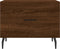 vidaXL - Salontafel - 50x50x40 - cm - bewerkt - hout - bruin - eikenkleur