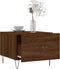 vidaXL - Salontafel - 50x50x40 - cm - bewerkt - hout - bruin - eikenkleur