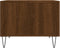 vidaXL - Salontafel - 50x50x40 - cm - bewerkt - hout - bruin - eikenkleur