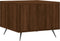 vidaXL - Salontafel - 50x50x40 - cm - bewerkt - hout - bruin - eikenkleur