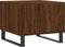 vidaXL - Salontafel - 50x50x40 - cm - bewerkt - hout - bruin - eikenkleur
