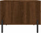 vidaXL - Salontafel - 50x50x40 - cm - bewerkt - hout - bruin - eikenkleur
