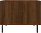 vidaXL - Salontafel - 50x50x40 - cm - bewerkt - hout - bruin - eikenkleur
