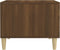 vidaXL - Salontafel - 50x50x40 - cm - bewerkt - hout - bruin - eikenkleur