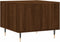 vidaXL - Salontafel - 50x50x40 - cm - bewerkt - hout - bruin - eikenkleur