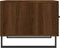 vidaXL - Salontafel - 50x50x40 - cm - bewerkt - hout - bruin - eikenkleur
