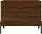 vidaXL - Salontafel - 50x50x40 - cm - bewerkt - hout - bruin - eikenkleur