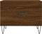 vidaXL - Salontafel - 50x50x40 - cm - bewerkt - hout - bruin - eikenkleur