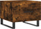 vidaXL - Salontafel - 50x50x40 - cm - bewerkt - hout - gerookt - eikenkleurig