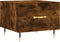 vidaXL - Salontafel - 50x50x40 - cm - bewerkt - hout - gerookt - eikenkleurig
