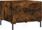 vidaXL - Salontafel - 50x50x40 - cm - bewerkt - hout - gerookt - eikenkleurig