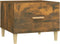vidaXL - Salontafel - 50x50x40 - cm - bewerkt - hout - gerookt - eikenkleurig