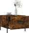 vidaXL - Salontafel - 50x50x40 - cm - bewerkt - hout - gerookt - eikenkleurig