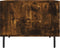 vidaXL - Salontafel - 50x50x40 - cm - bewerkt - hout - gerookt - eikenkleurig