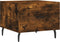 vidaXL - Salontafel - 50x50x40 - cm - bewerkt - hout - gerookt - eikenkleurig