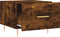 vidaXL - Salontafel - 50x50x40 - cm - bewerkt - hout - gerookt - eikenkleurig