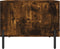 vidaXL - Salontafel - 50x50x40 - cm - bewerkt - hout - gerookt - eikenkleurig