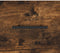 vidaXL - Salontafel - 50x50x40 - cm - bewerkt - hout - gerookt - eikenkleurig