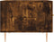 vidaXL - Salontafel - 50x50x40 - cm - bewerkt - hout - gerookt - eikenkleurig