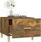 vidaXL - Salontafel - 50x50x40 - cm - bewerkt - hout - gerookt - eikenkleurig
