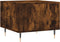 vidaXL - Salontafel - 50x50x40 - cm - bewerkt - hout - gerookt - eikenkleurig