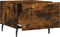 vidaXL - Salontafel - 50x50x40 - cm - bewerkt - hout - gerookt - eikenkleurig