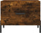 vidaXL - Salontafel - 50x50x40 - cm - bewerkt - hout - gerookt - eikenkleurig