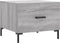 vidaXL - Salontafel - 50x50x40 - cm - bewerkt - hout - grijs - sonoma - eiken