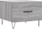 vidaXL - Salontafel - 50x50x40 - cm - bewerkt - hout - grijs - sonoma - eiken