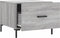 vidaXL - Salontafel - 50x50x40 - cm - bewerkt - hout - grijs - sonoma - eiken