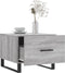 vidaXL - Salontafel - 50x50x40 - cm - bewerkt - hout - grijs - sonoma - eiken