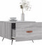 vidaXL - Salontafel - 50x50x40 - cm - bewerkt - hout - grijs - sonoma - eiken