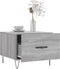 vidaXL - Salontafel - 50x50x40 - cm - bewerkt - hout - grijs - sonoma - eiken