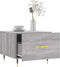 vidaXL - Salontafel - 50x50x40 - cm - bewerkt - hout - grijs - sonoma - eiken